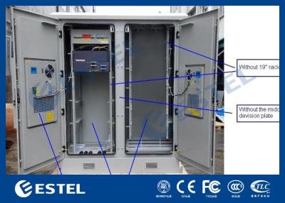 China Three Point Lock Integrated 19 Inch Rack Enclosures Temperature Control Equipment for sale