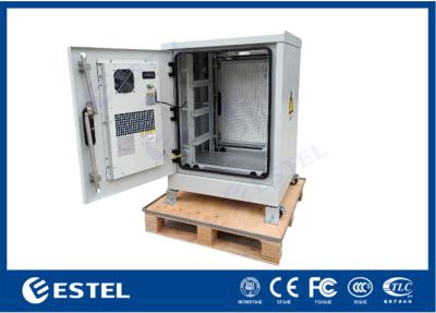 China IP65 Outdoor Wall Mounted Cabinet 19 Inch Standard Galvanized Steel Equipment Cabinet for sale