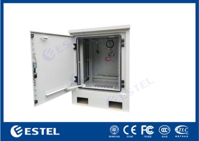 China 17U 19in Floor Mounted Telecom Cabinet With Corrosion Protection for sale