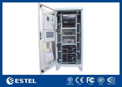 China Single Wall IP55 Waterproof 40U Outdoor Telecom Cabinet Anti Corrosion for sale