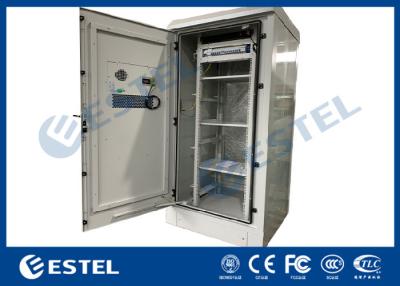 China Easily Assembled Outdoor Telecom Cabinet Galvanized Double Steel 1500W IP55 for sale