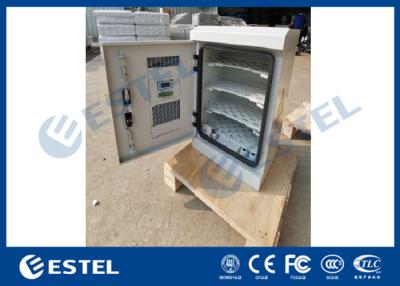 China Integrated Galvanized Steel Outdoor Telecom Cabinet Double Wall Four Equipment Trays for sale