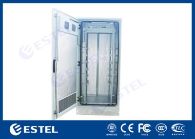 China refrigerar exterior do fã da montagem do assoalho do armário das telecomunicações 32U de 1750mm à venda