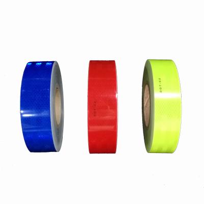 China High Retroreflective Intensity Reflective Roll Tape Stickers Truck Self Adhesive Warning Marks For Vehicle Truck Car Trailer Safety for sale