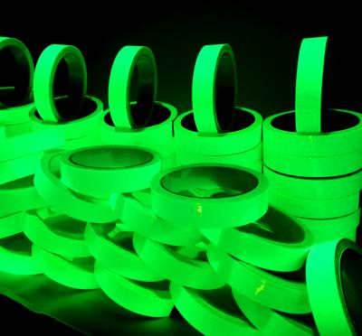 China Self Adhesive Glow In The Dark Automotive Arts Vinyl Tape 2 Hour Night Glow PMMA Acrylic Photoluminescent Luminous Film Opens Seam zu verkaufen