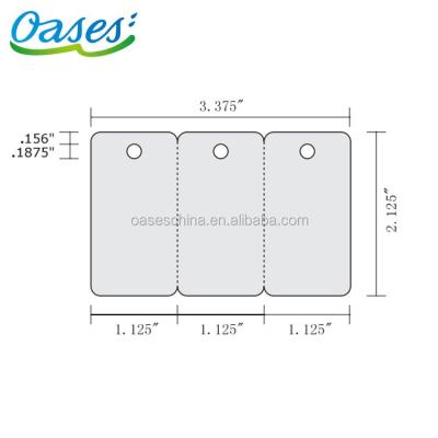 China PVC ABS/PET Break Away 3 Part Snap Off Plastic PVC Case Discount Card for sale