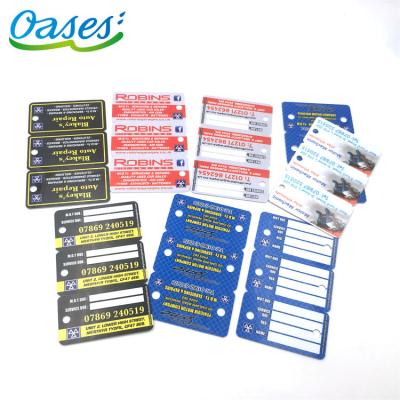 China PVC ABS/PET Plastic Combo 3 Key Indicator Cards Printing With Barcode Or Serial Number for sale