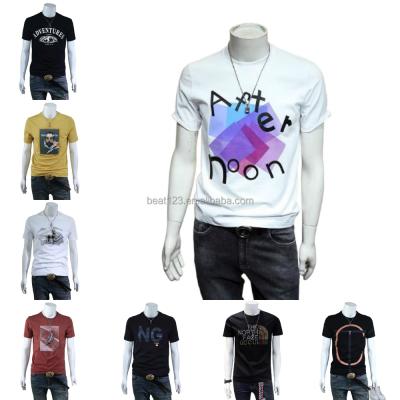 China 2022 NEW Men's Clothing Anti-Wrinkle Fashion Clothes Manufacturers Link Dye Custom Men's T-Shirts T-shirt for sale