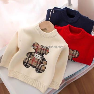 China Children's Sweater Warm Children's Sweater Children's Winter Breathable Clothes for sale