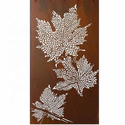 China Minimalist Raumteiler Metal Design Decorative Screen Panels Exterior Wall Art Panel Laser Cutting Service Biombos for sale