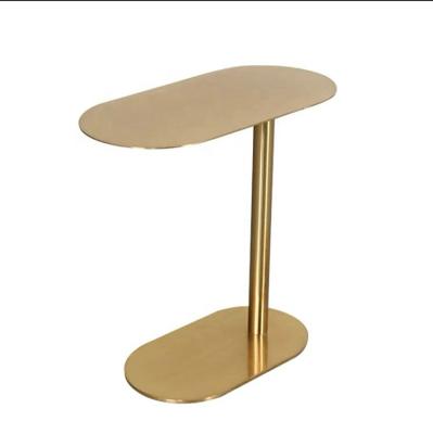 China Luxury Modern Smart Multifunctional Arabic Metallization Side Table For Living Room Gold Coffee Table for sale