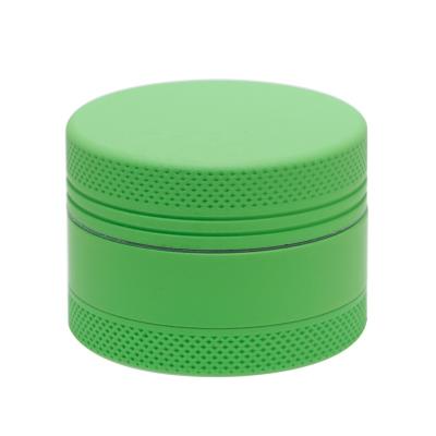 China Wholesale Portable Handheld Type 63mm Herb Grinder Aluminum Alloy Grinder Silicone Coated Tobacco Herb Grinder for sale