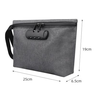 China Smell Proof Amazon Hot Selling Accessories Smoking Smell Blocking Portable Bag Stash Box Smell Proof Pouch With Lock for sale