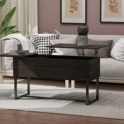 China Modern Multi-Function Lift Storage Top Coffee Table With Seats End Cafe Tea Table Contemporary Nesting Tea Table for sale