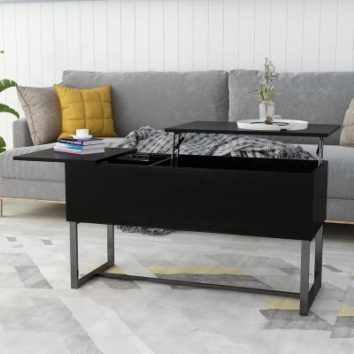 China Modern Furniture Home Living Room Center Wooden Luxury Lifting Top Foldable Coffee Table for sale