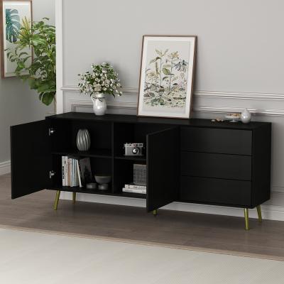 China (Others) 2022 Different Types Adjustable New Design Custom Living Room Furniture Wooden Storage Cabinet for sale