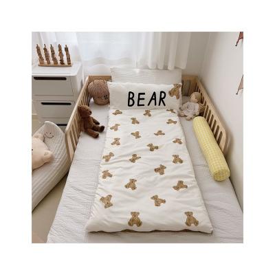 China 2022 New Cotton Zipper Summer Bear Baby Breathable Warm Soft Comfortable Knitted Newborn Sleeping Bags for sale