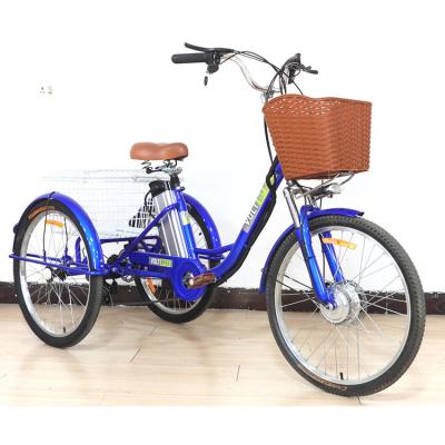 China Wholesale High Quality 36V Lithium Cargo Electric Bicycle Cargo Tricycle 10.4Ah for sale