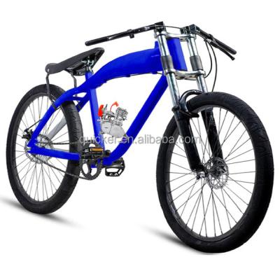 China Aluminum Engine Kit Gas Bike Motorized Bicycle Racing 85cc Gasoline Engine Ghost 85 Motorized Bike Kit Gas Bicycle for sale