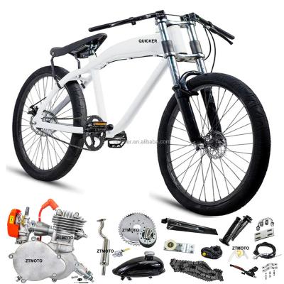 China Latest Design Aluminum Powered Bicycles Gas Motor Bike Motorized Bicycle Phantom 85 Bore 52MM Full Bicycle Motor for sale