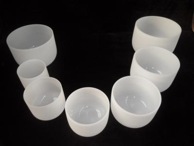 China Preminum Crystal Singing Bowls 7 Chakra Set including accessories wholesale price for sale