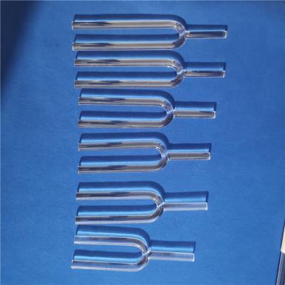 China Clear crystal tuning forks one set with 7 music notes and strong packing for sale