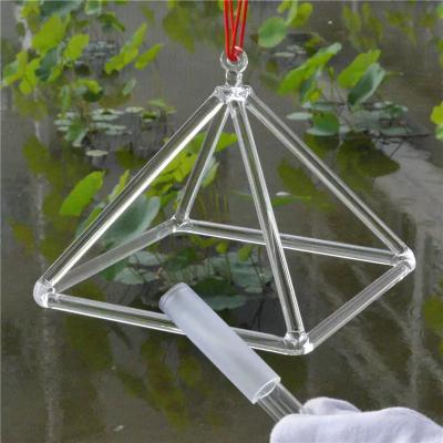 China Quartz pyramid for sound therapy for sale