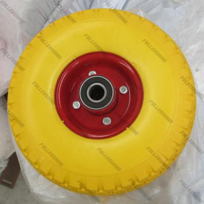 China Hotels 3.00-4 PU Foam Wheel Flat Wheel Polyurethane Freewheel (260X85) for sale