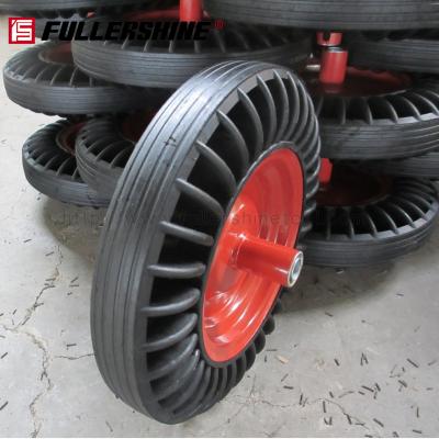 China Hotels Factory Made Solid Rubber Wheel Wheel Barrow Wheel 4.00-8 for sale