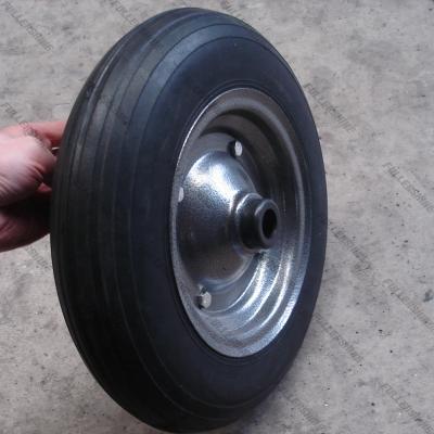 China Hotels Solid Rubber Wheel For Trolley And Wheel Barrow 3.00-7 For Turkey Market for sale