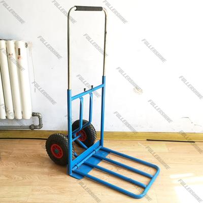 China Shopping cart. Trolley at Logisyics. HT1109-I Storage Push Hand Truck Stainless Steel Fold Platform Foldable Extendable Hand Truck for sale