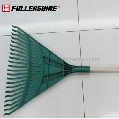 China Cultivating Plastic Rake 22t Garden Leaf Rake for sale