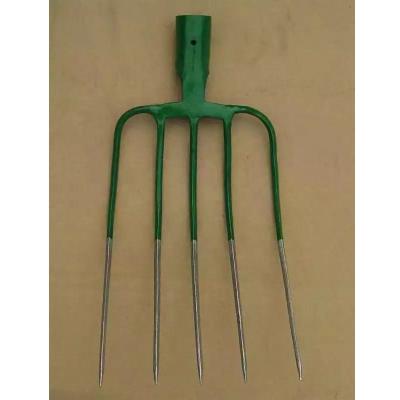 China Factory Made Forged Steel Fork Garden Work Farm Work Fork with Four Tines for sale