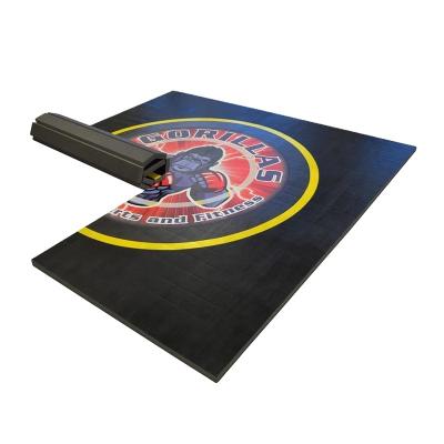 China Custom mat martial arts bjj bond vinyl XPe foam roll out wrestling mat cheap tatami for judo for sale