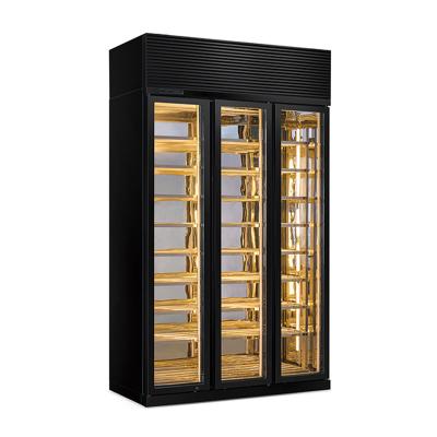 China Commercial Single-temperature Cooler Wine Fridge Display Wine Cabinet Freezer for sale