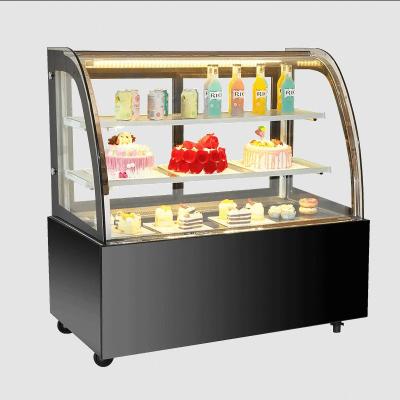 China 2023 New Single-temperature Showroom Bakery Cake Bread Freezer Display Cabinet Cupcake Refrigerator Dessert Display Cabinet for sale