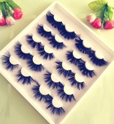 China Sensitive Wholesale Extra Long Dramatic 5d Mink Strip Lashes Supplier Own Label 25mm Mink 3d Lashes Luxury Seller for sale