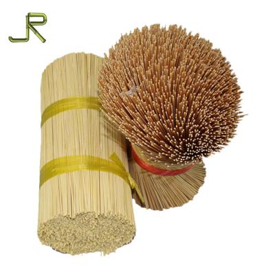 China Agarbatti Bamboo Incense Barbecue Stick 1.2~1.3mm Round Eco-friendly Indian Low Price for sale