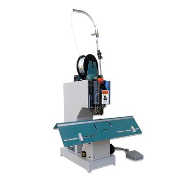 China Single Head Book Wire Stitcher Manual Saddle Stitching Stapler Machine for sale