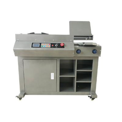 China LCD Bindend de Machine Perfect Bindmiddel van de Drukknop Automatisch A4 Draadloos Lijm met Enige het Lijmen Rol Te koop