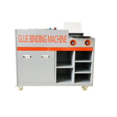 China Dubbele het Lijmen het Boek Bindende Machine 280-350 Boeken/Uur van de Rola4 Automatische Perfecte Lijm Te koop