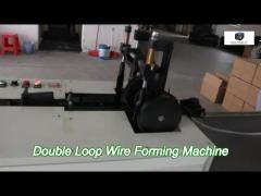 dwf-1 double loop wire forming machine easy operation plc controlled