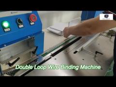 max width 420mm double loop wire binding machine 1-1/4 pitch automatic