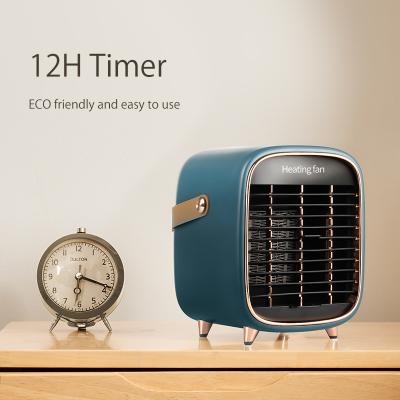 China Tip-over Auto Power Off Sun Home Ministry Fan 900W Portable Desktop Heater Household Mini Desktop Warmer PTC Room Safety Electric Fast Heater Fan for sale