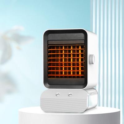 China Commercial Multifunctional 2 in 1 Heater Air Humidifier Water Cooling Fan Desktop Cooling/Heating Air Cooler for sale