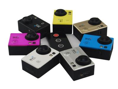 China x4 digital zoom WiFi Action Camera with 170° HD wide - angle fish - eye lens for sale