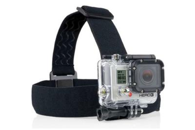 China Anti - Slide Glue Adjustable Head Strap Wearable Camera Mount for Action Camera for sale