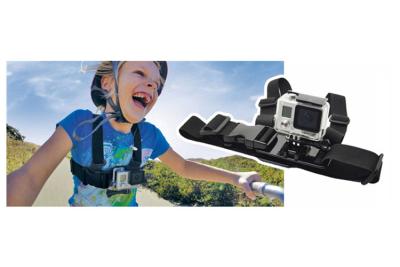 China Durable  Black  Adjustable  Wearable Camera Mount  for Kids for sale