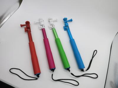 China Colorful Cell Phone Selfie Stick Monopod with Adjustable Holder for sale