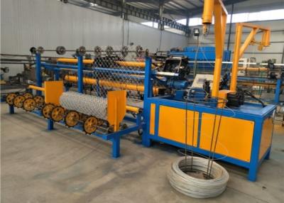 China Double Wire Fencing Wire Making Machine , Black Wire Chain Link Weaving Machine  for sale